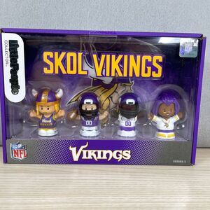 Fisher Price Little People NFL Collector Minnesota Vikings Skol Football Figures